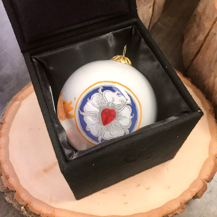 500 Years of Reformation Glass Ornament