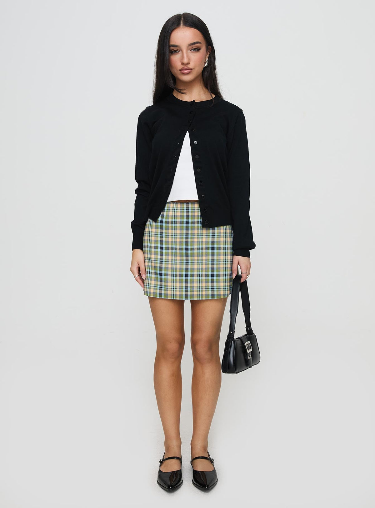 Capeside Knit Cardigan Black
