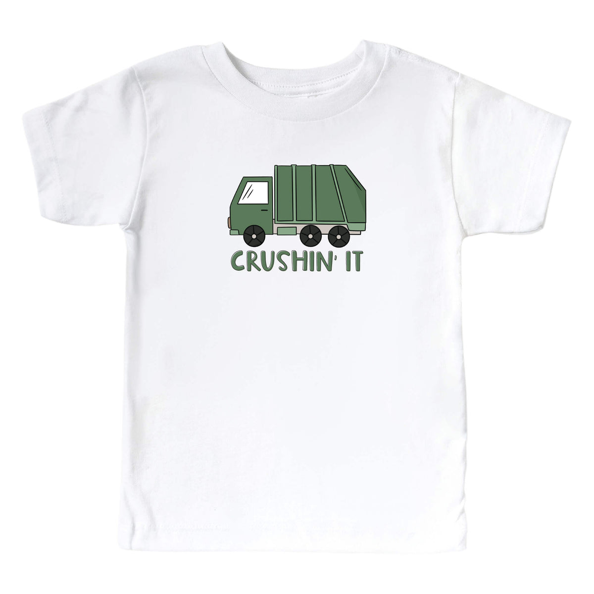 Crushin' It Kids Graphic Tee | White