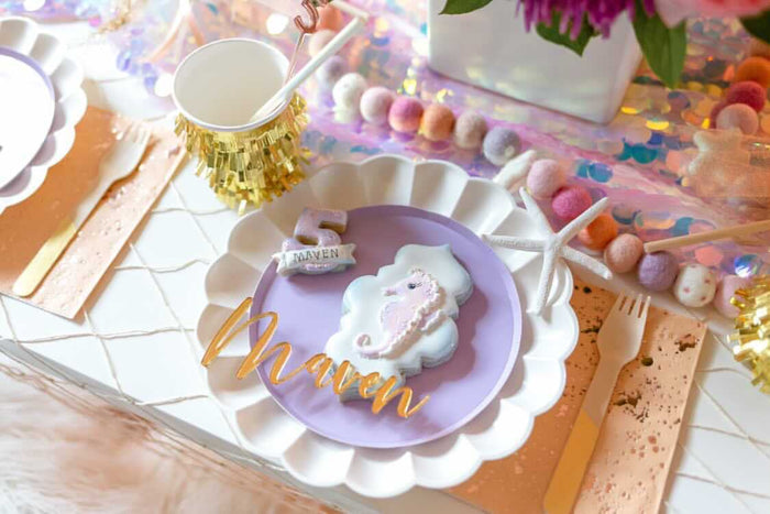 Cream Large Eco Paper Plates (set of 8)