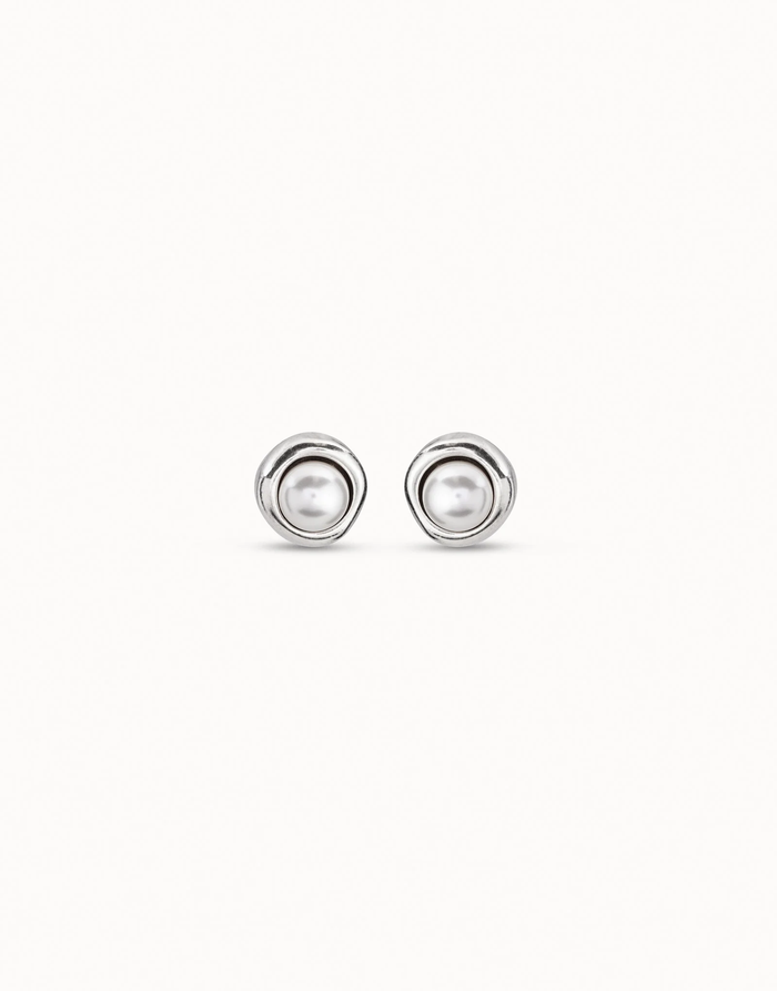 Ego Pearl and Silver Earrings