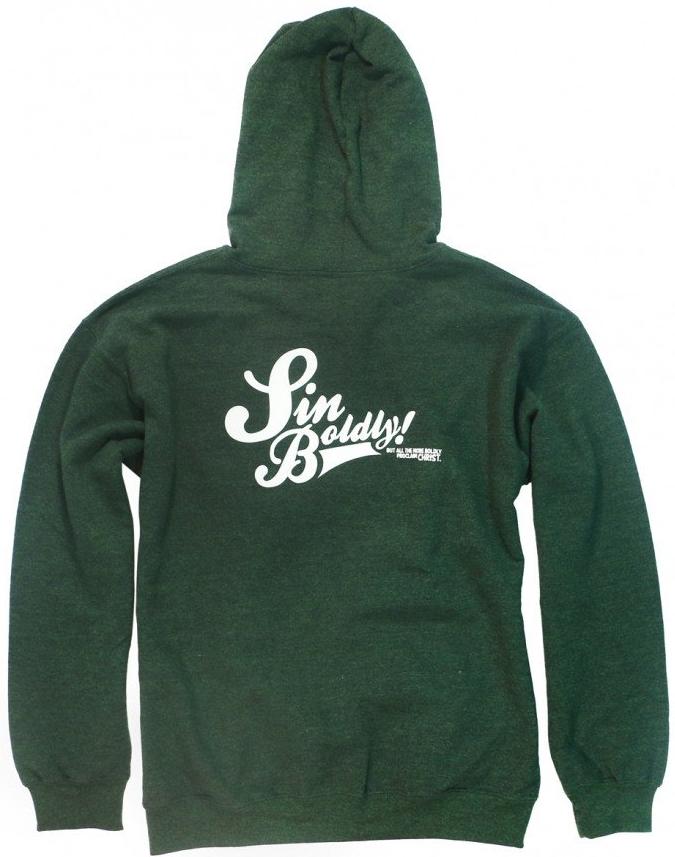 LutherHoods Full Zip Sin Boldly Hooded Sweatshirt