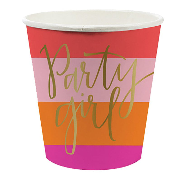 Party Girl 4oz Paper Shot Glasses (10)