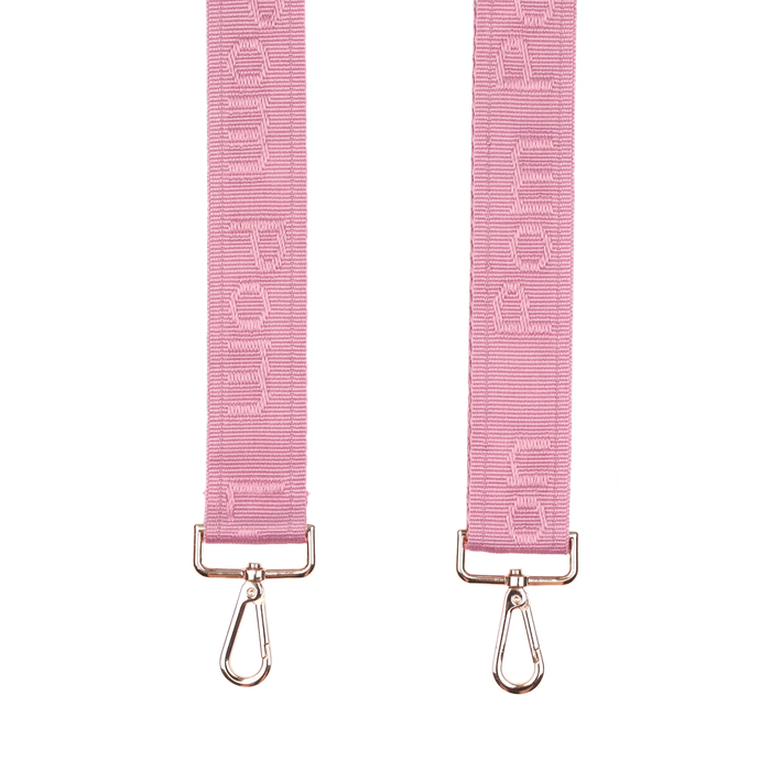 Pom Pom Strap Logo Pink