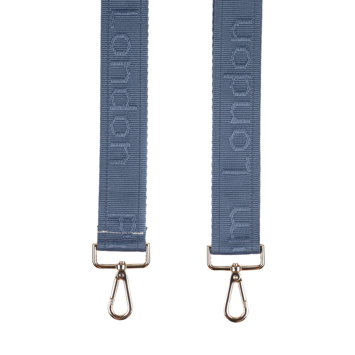 Pom Pom Strap Logo Slate Blue