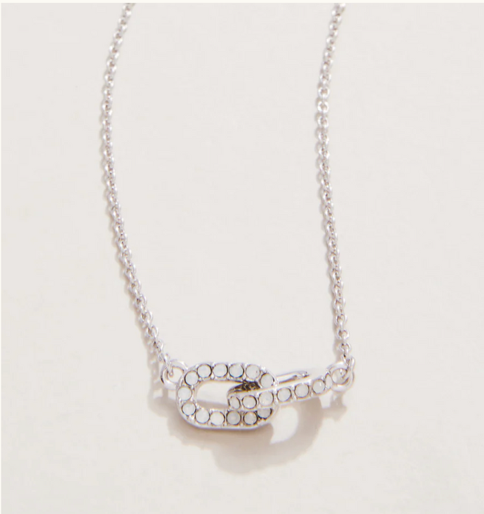 Sea La Vie Necklace 18'' Forever Friends /Links Silver