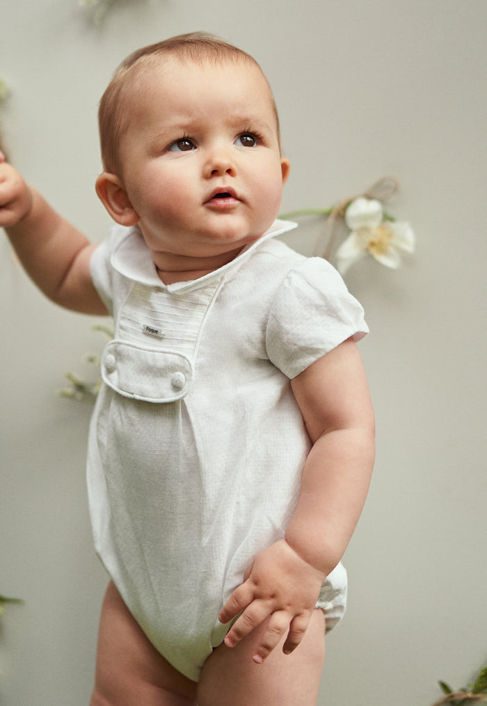 Simone Ivory Romper