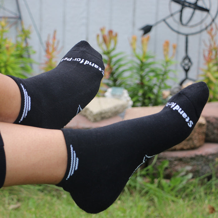 Stand for Peace Ankle Socks