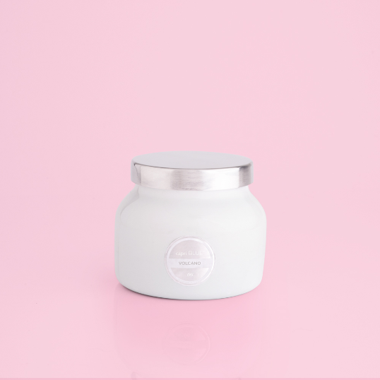 Volcano Petite White Jar Candle 8oz