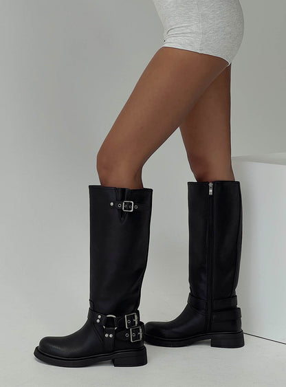 Billini Kaylen Riding Boots Black