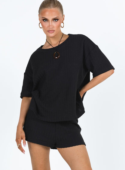 Cammie Knit Set Black