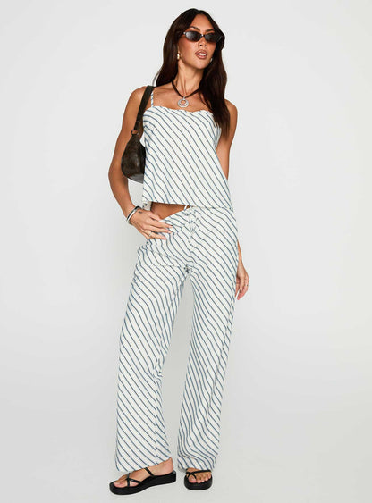 Born To Brag Set Blue Stripe
