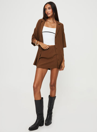 Caraliia Shirt Brown