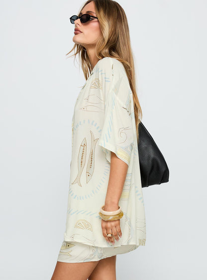 Caraliia Shirt Cream