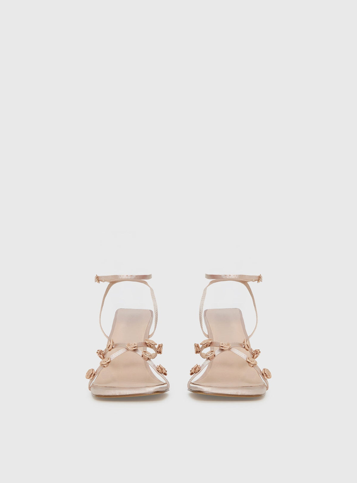 Billini Brynlee Heels Champagne Satin