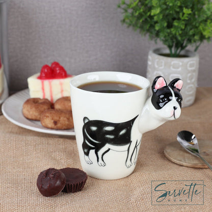 3D Animal Coffee Mug - Black Cat