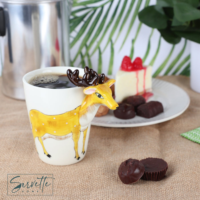 3D Animal Coffee Mug - Moose