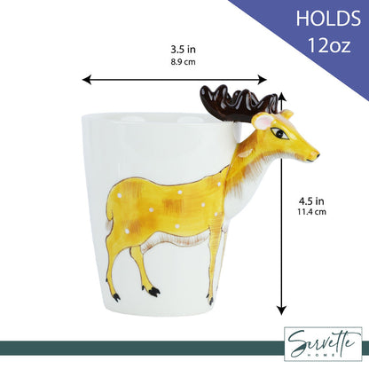 3D Animal Coffee Mug - Moose