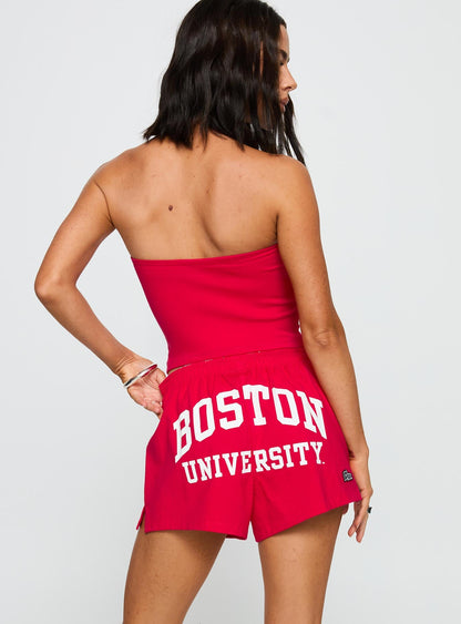 Boston University Soffee Shorts Red