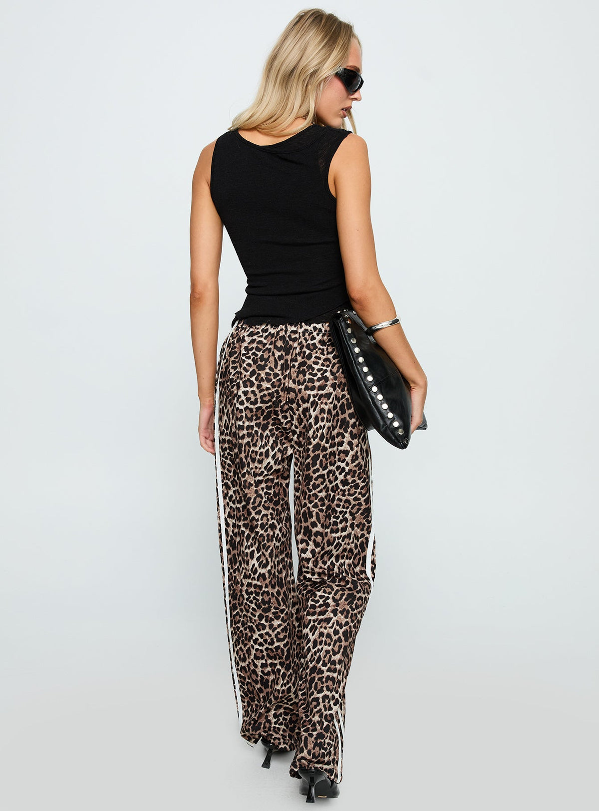 Buzzer Track Pants Leopard