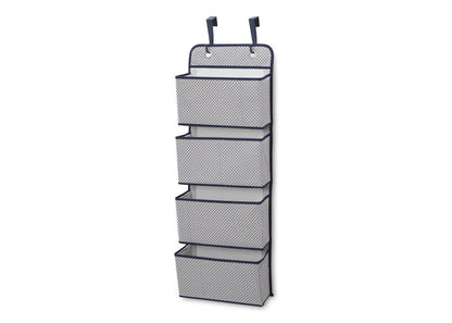 Delta Children Infinity Navy 417 4-Pocket Hanging Wall Organizer a2a