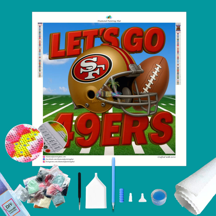 49ers NFL Let's Go Diamond Painting