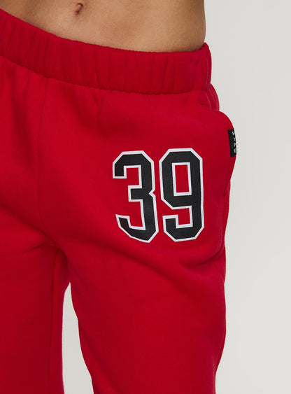 BU Sweatpants Red