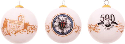 500 Years of Reformation Glass Ornament