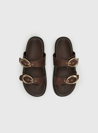 Billini Theresa Slides Chocolate