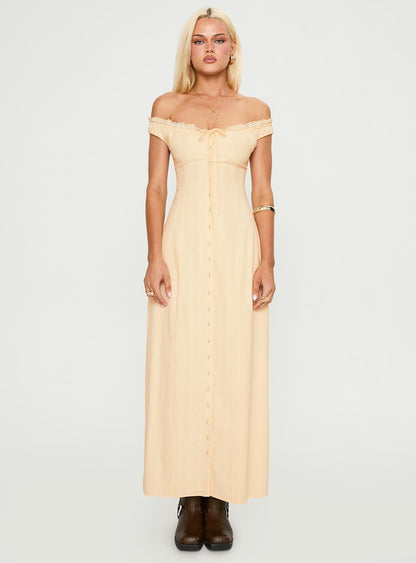 Bryar Maxi Dress Yellow