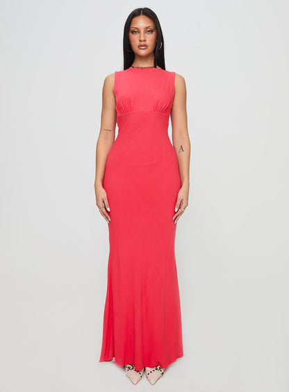 Bourne Maxi Dress Red