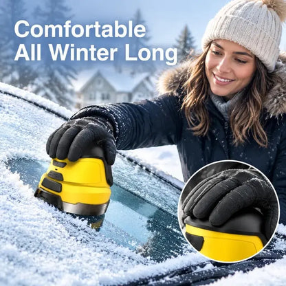Electric Ice Scraper for Car Windshield, USB Rechargeable Cordless Electric Snow Scraper, Handheld Motorized Frost Remover, Portable Snow Removal Tool for Cars, Trucks and SUVs, Winter Car Accessories