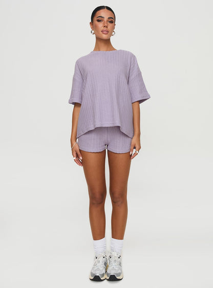 Cammie Knit Set Lilac