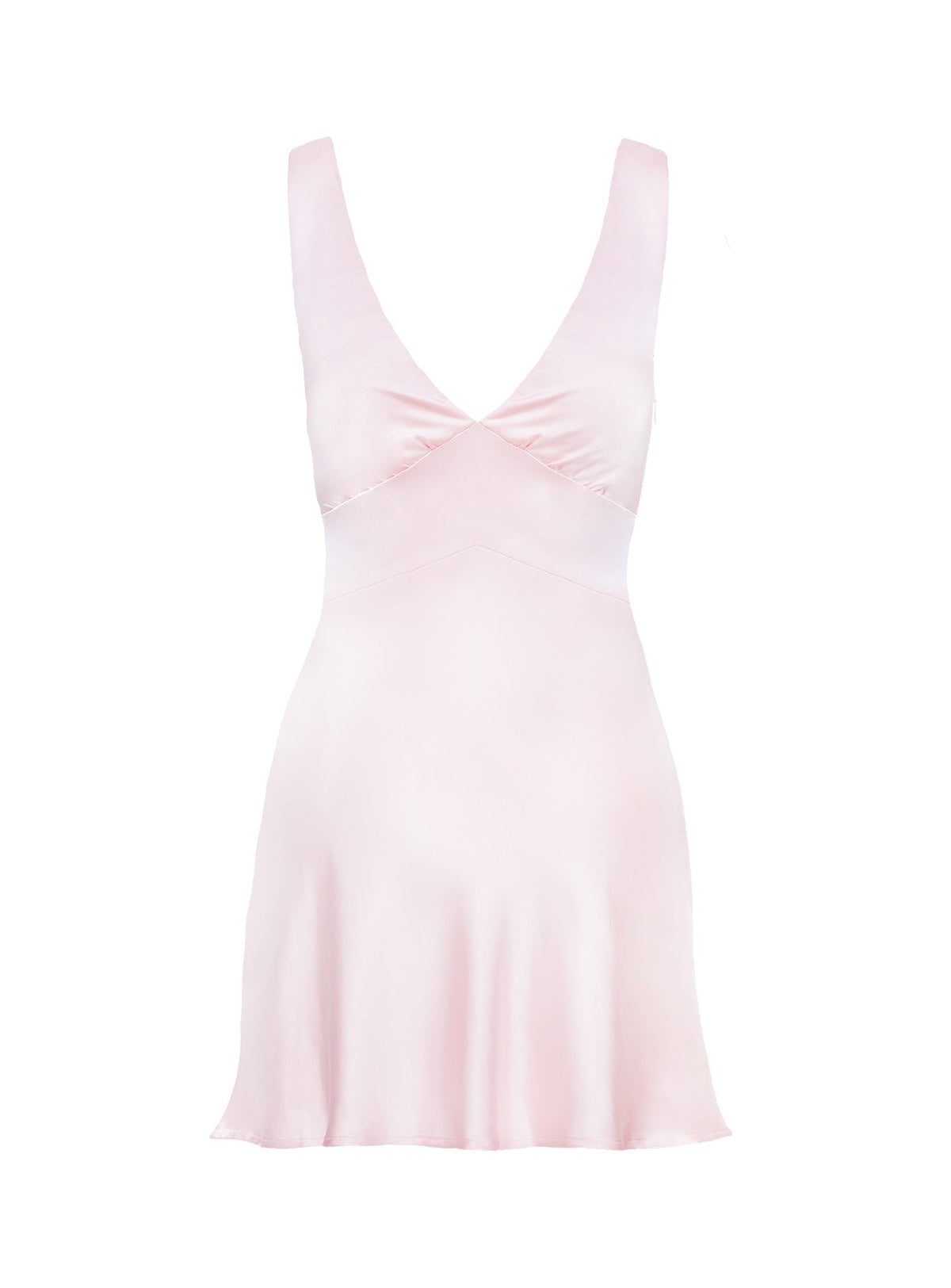 Birdette Plunge Mini Dress Pink