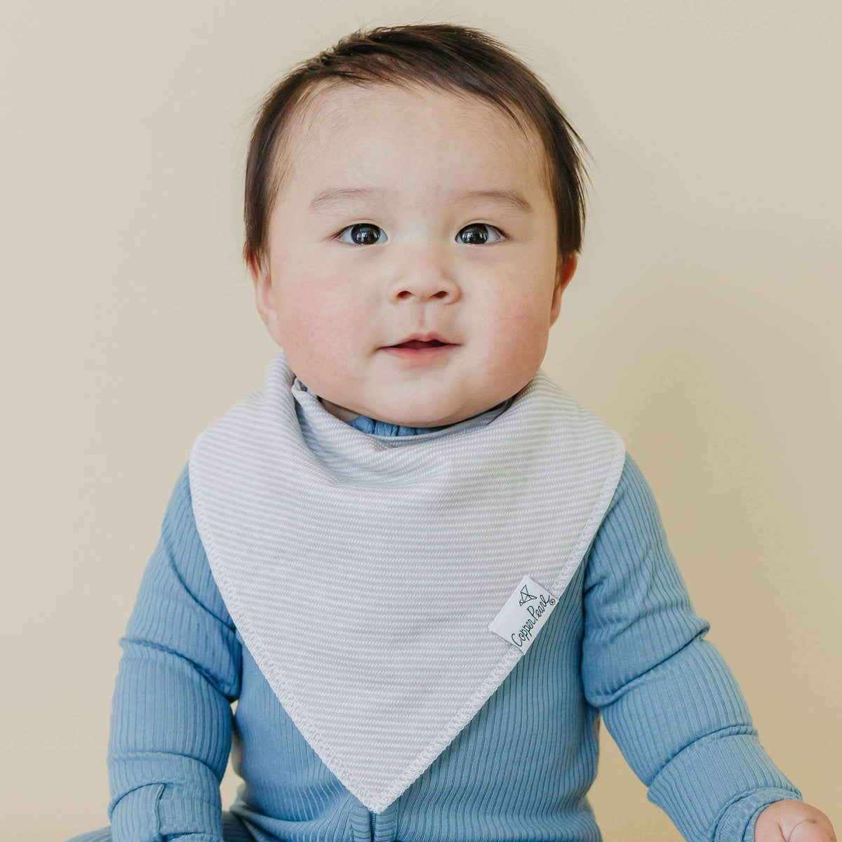 4 Pack Baby Bandana Bibs - Oxford