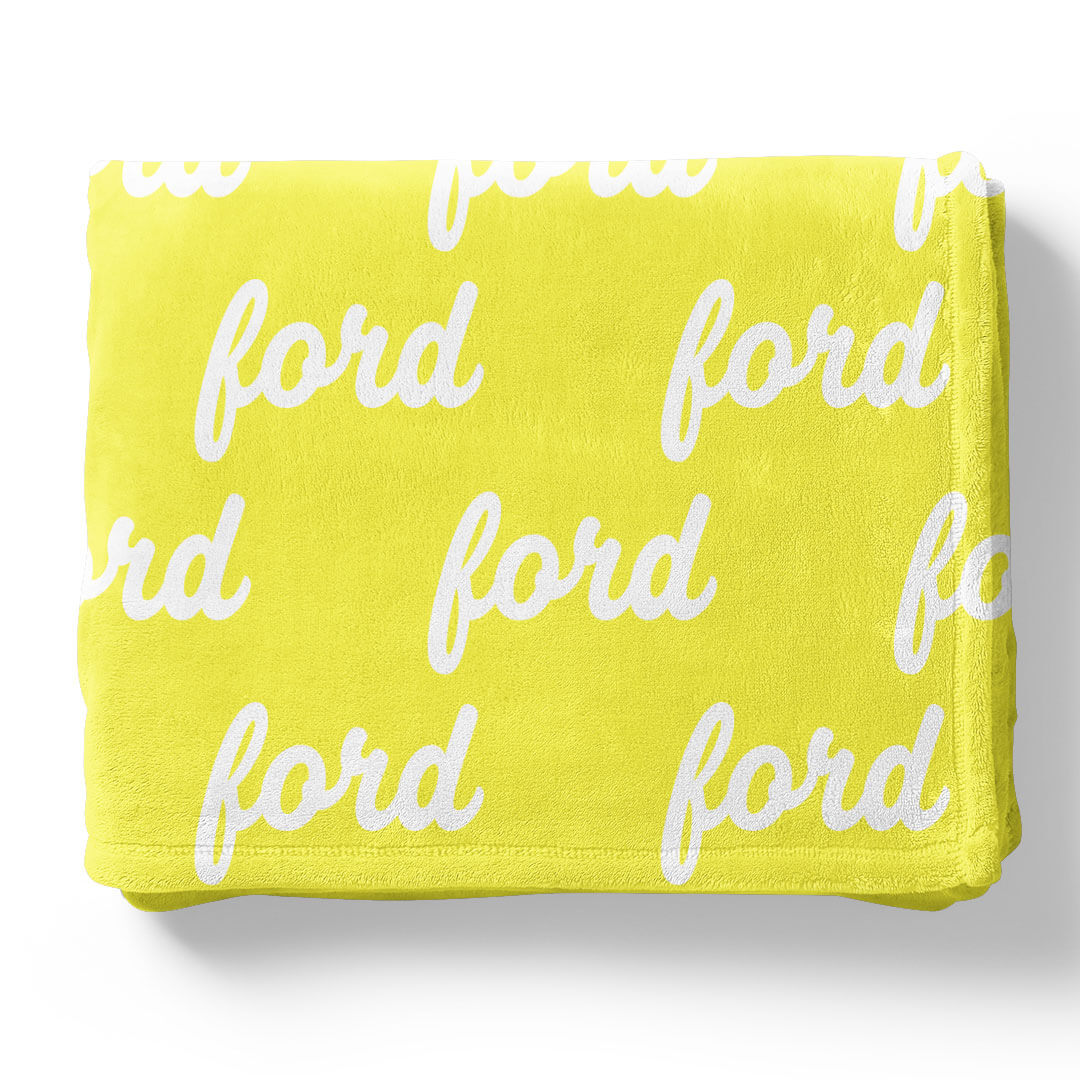 Personalized Color Blanket | Neon Lights