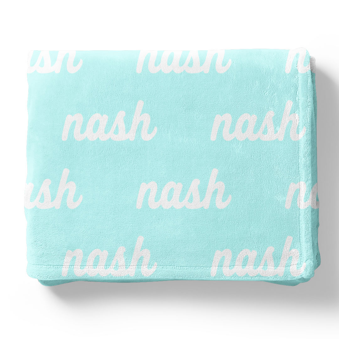 Personalized Color Blanket | Neon Lights