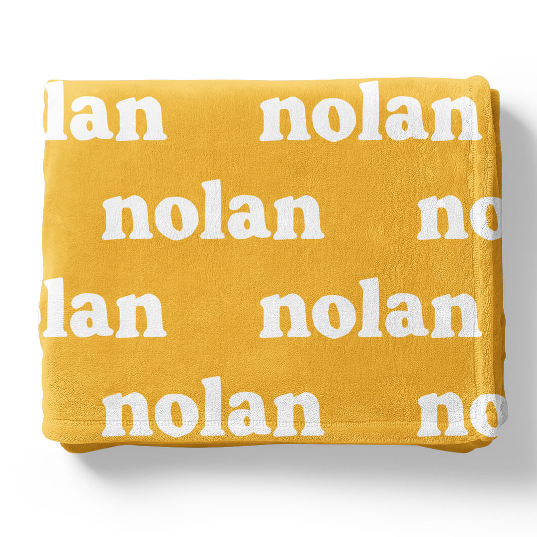 Personalized Color Blanket | Neon Lights