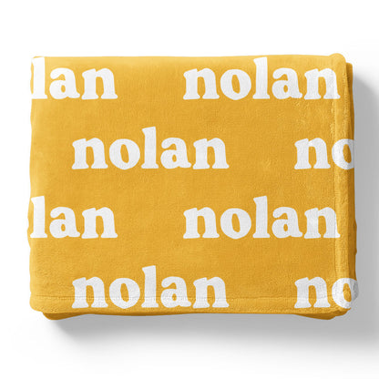 Personalized Color Blanket | Neon Lights