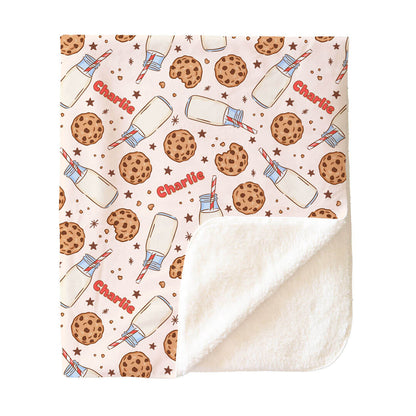 Cookie Cuddles Personalized Kids Blanket