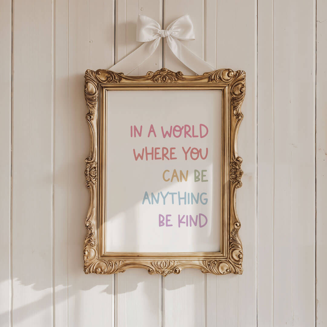 In A World Digital Wall Art