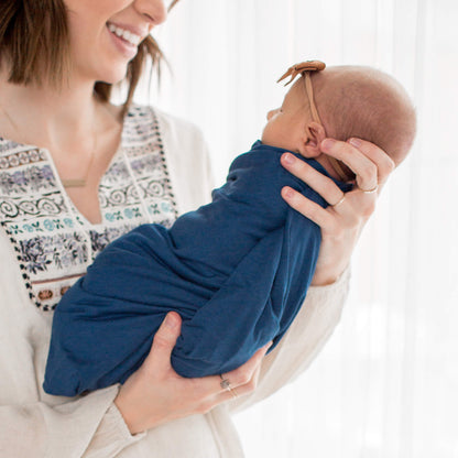 Knit Swaddle Blanket - River