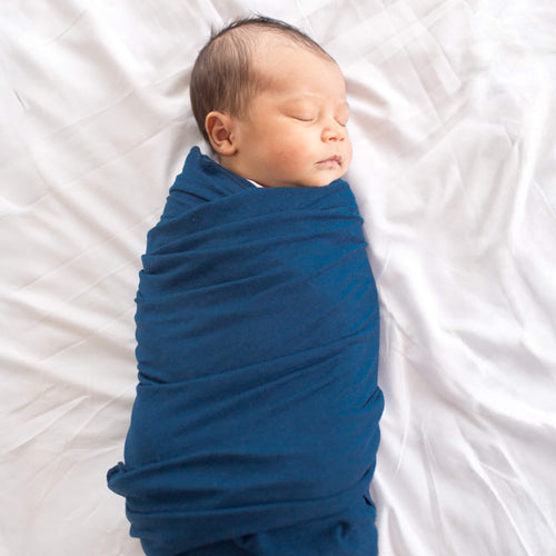 Knit Swaddle Blanket - River