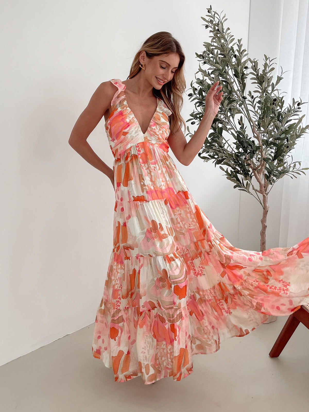 Mariel Dress - Pink Floral | Women's Floral Mini Dress