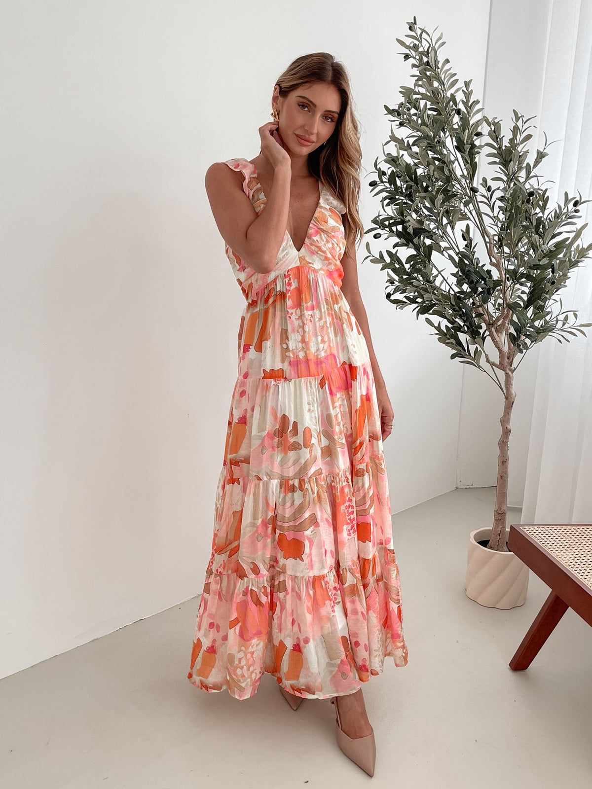 Mariel Dress - Pink Floral | Women's Floral Mini Dress