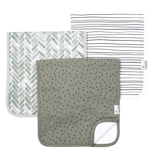 3 Pack Premium Burp Cloths - Alta