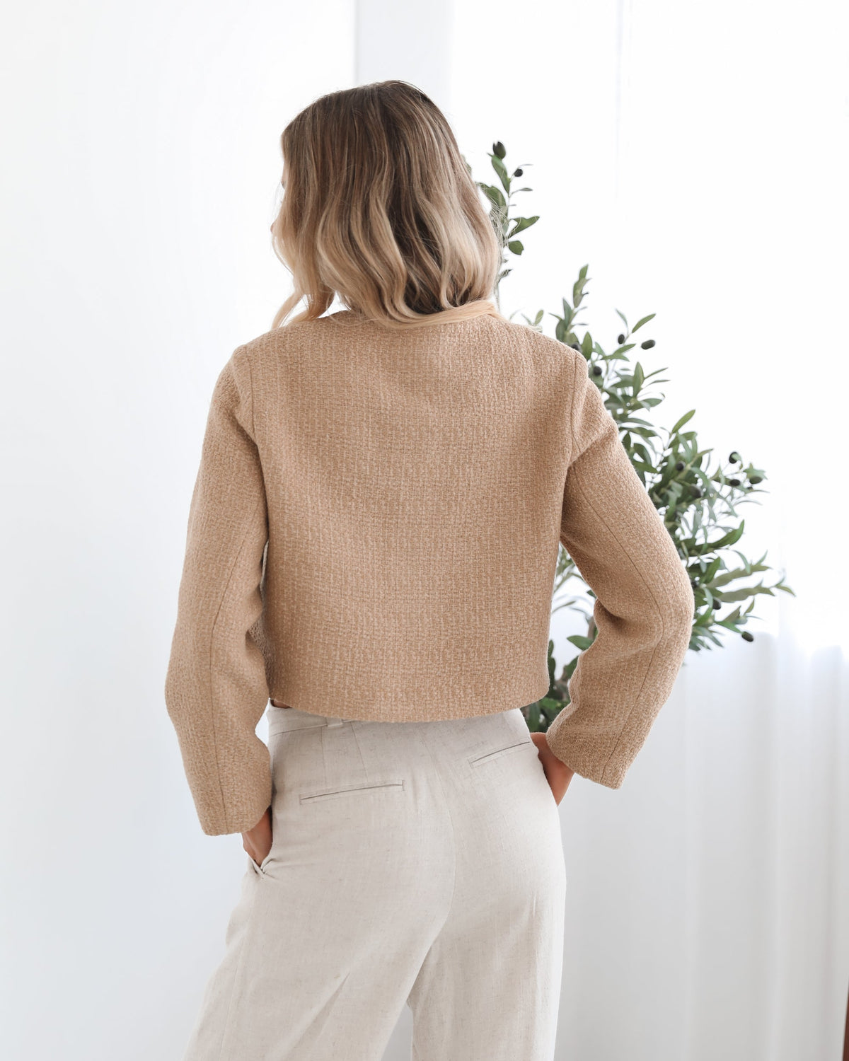 Valdivia Mocha Jacket | Women's Cropped Jacket