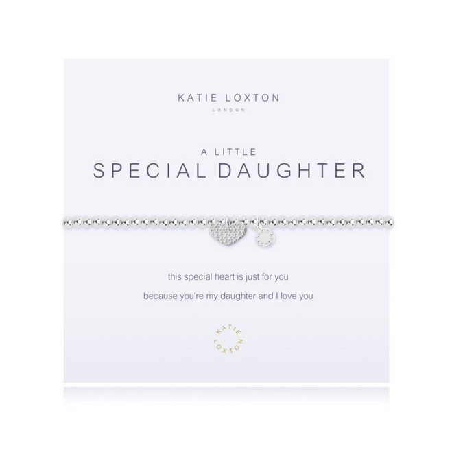 A Little Special Daughter Bracelet Silver