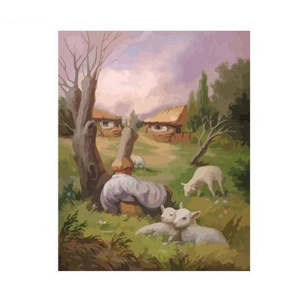 Abstract Scenery Paint By Numbers Kit