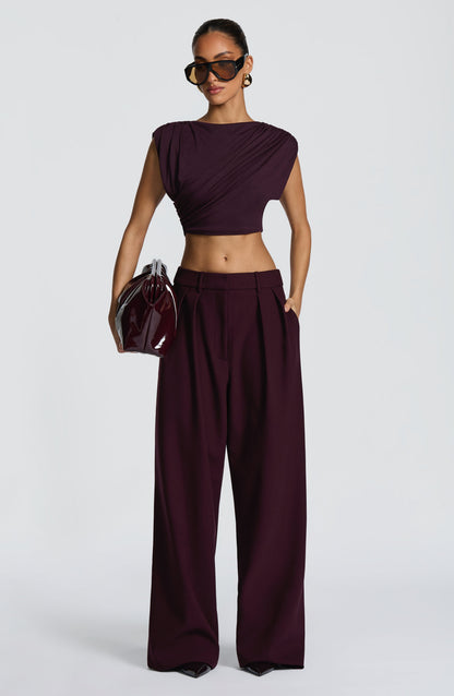 Amara Top - Plum